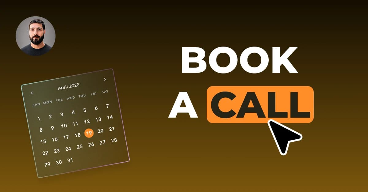Arthur Hovhannisyan book a call feature