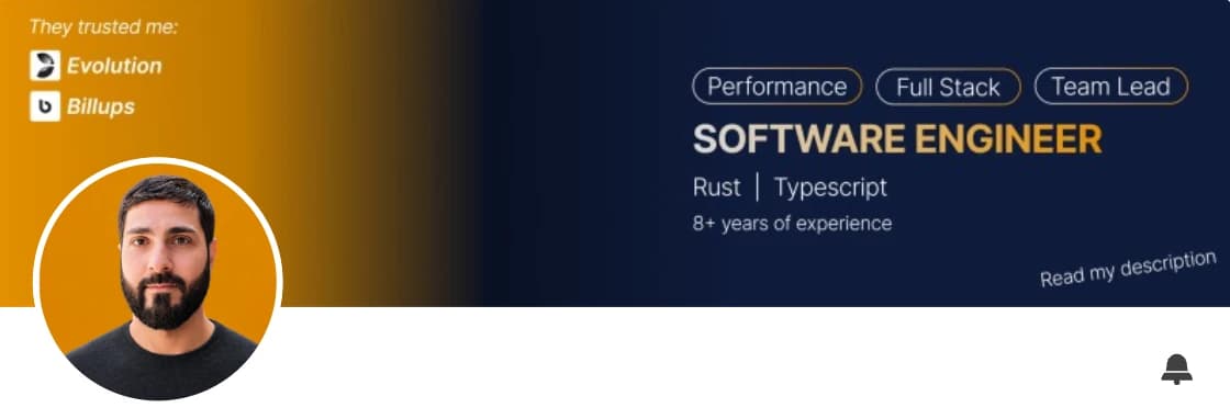 LinkedIn profile banner